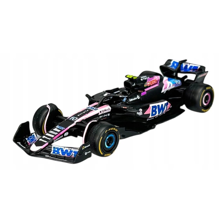 Bburago F1 Alpine A524 Pierre Gasly fém autó 10cm 1:43