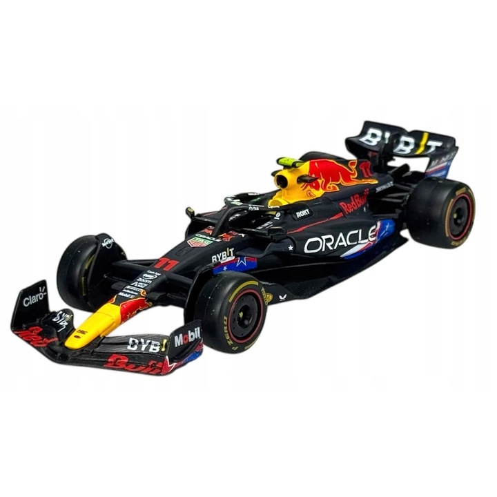 Modell Formula 1 Bburago RB19 Red Bull Racing, 1/43, többszínű, fém/műanyag/gumi