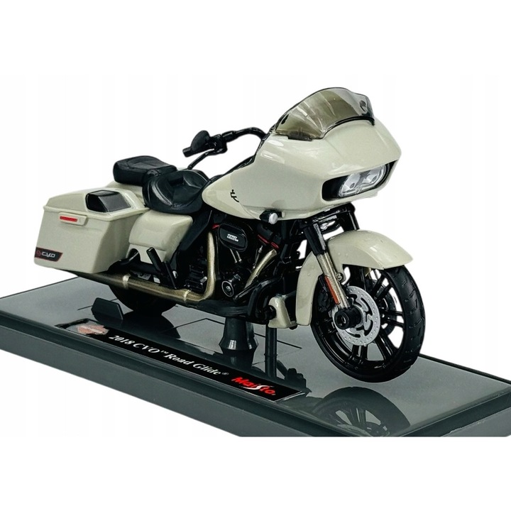 Maisto Harley-Davidson CVO Road Glide motorkerékpár bézs 11cm 1:18