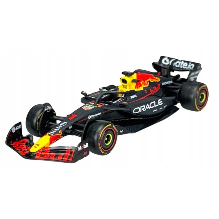 Modell fém Formula 1 Bburago Red Bull RB21 2025 piros 10cm