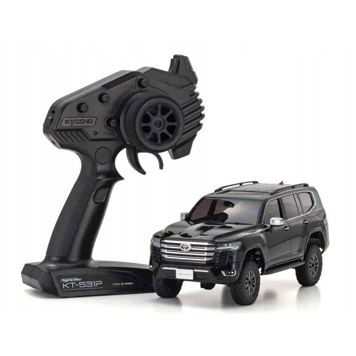 RC modell Toyota Land Cruiser 300 Kyosho 4x4 fekete 21x9x8,9cm