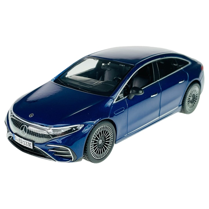 Метален модел Maisto Mercedes-Benz EQS 2022 син 1:27