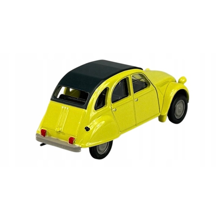 Norev Citroen 2CV autómodell, sárga, 7cm, fém