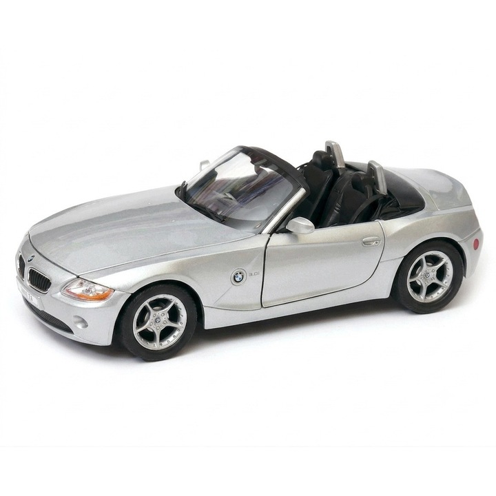 Modell fém BMW Z4 Roadster Welly 1:24 ezüst 19cm