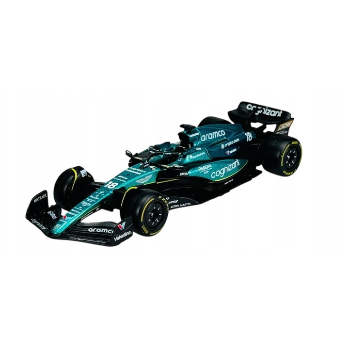 Bburago Aston Martin AMR23 Lance Stroll modellautó 10cm 1:43
