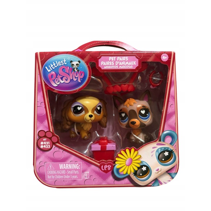 Фигурка Littlest Pet Shop комплект 2 кученца аксесоари