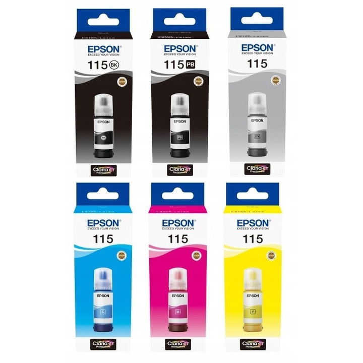 Epson 115 EcoTank többszínű tintapatron készlet, 6 db