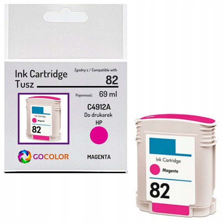 Gocolor 82 Magenta tintapatron kompatibilis HP DesignJet 500 510 800 815 820