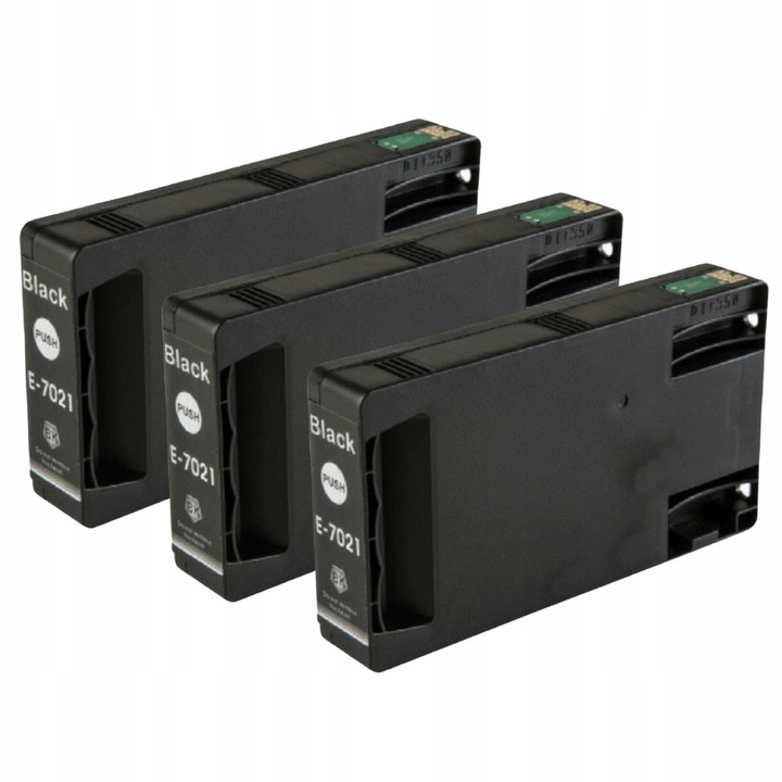 3 db-os Multibox T7021 XL tintapatron készlet, fekete, 62ml, 2400 oldal
