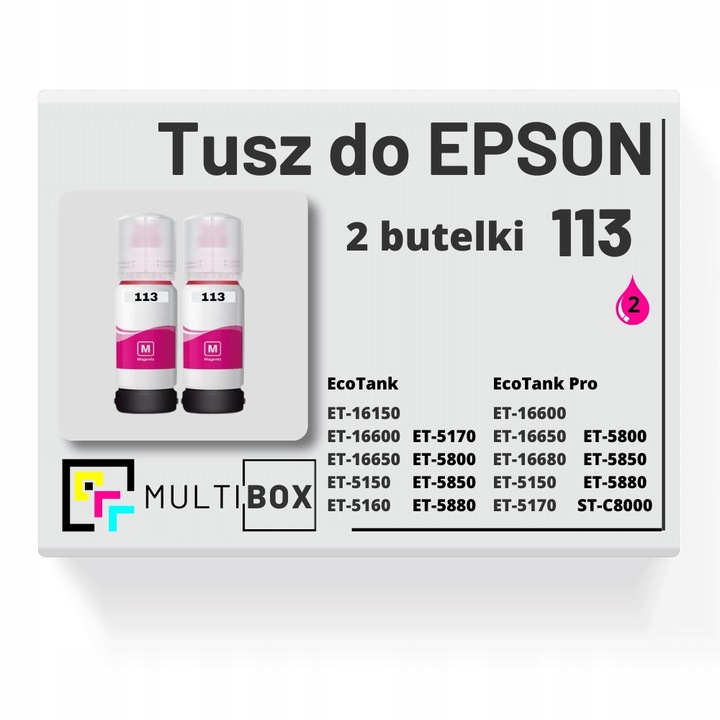 2 db Multibox 113 T06B3 magenta tinta 70ml készlet