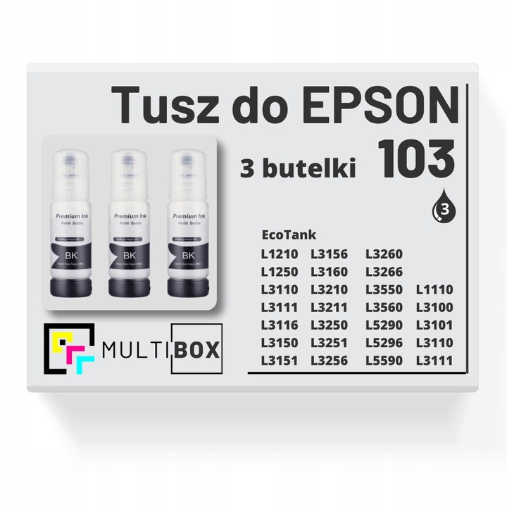 Set 3 Multibox 103 fekete tinta 65ml 4500oldaljegy oldal