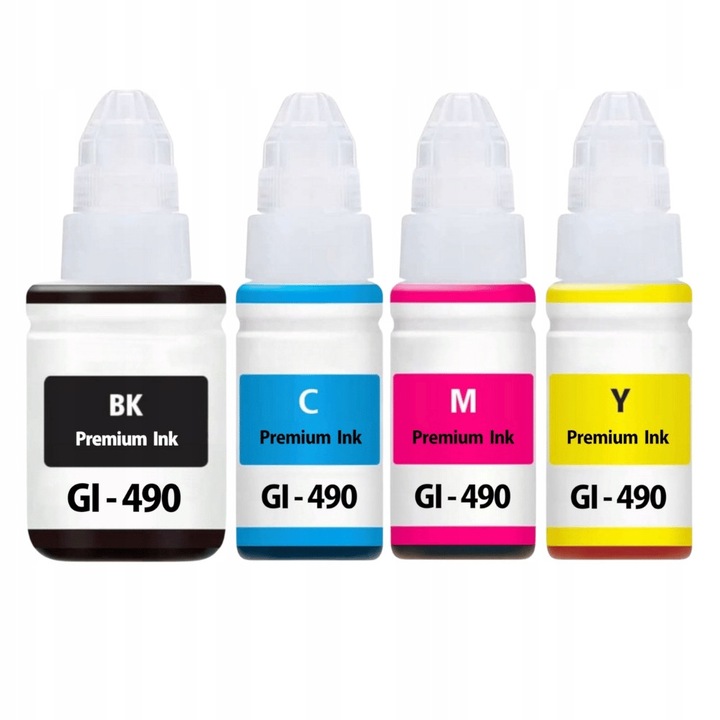 GI490 Fullbox tintapatron Canon Pixma G3400 G2400 G1400 G3411 G2411 G3410 G2410 készülékekhez, 4 darabos szett