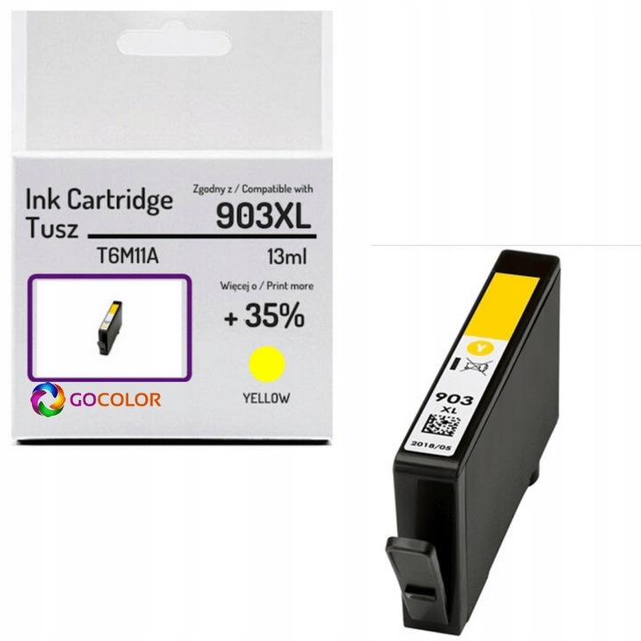 Gocolor 903XL T6M11AE sárga tintapatron 6860x6950