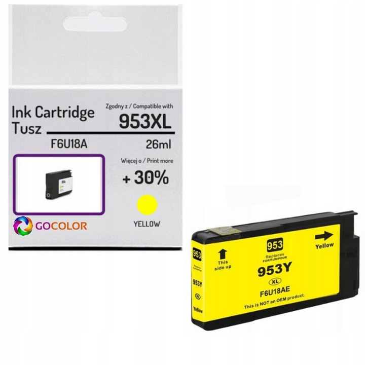 Gocolor 953XL sárga tintapatron 7720x8715