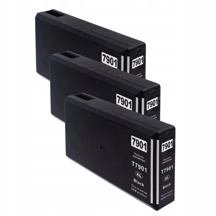 Multibox 79XL fekete tintapatron készlet, 3 db, 40ml, Epson WorkForce Pro, 2600 oldal
