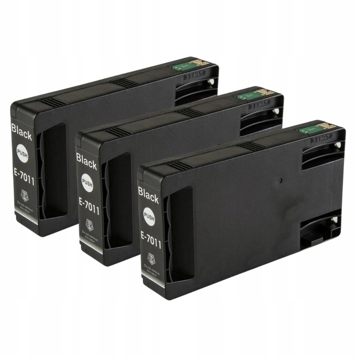 Set 3 db Multibox T7011 XXL fekete tinta 70ml