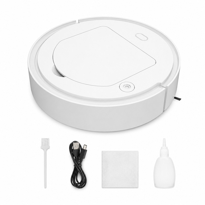 Aspirator robot ZYBLSSBB 3 in 1 alb 1400pa 1800mAh 400ml 50ml