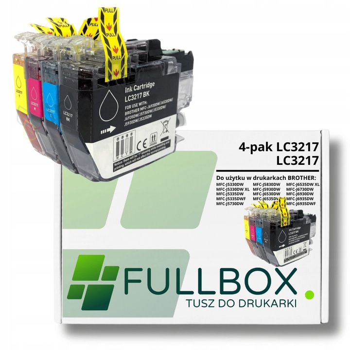 Fullbox LC3217 fekete tintapatron tintasugaras nyomtatóhoz