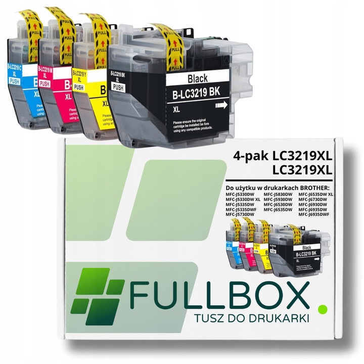Brother MFC-J5330DW tintapatron, LC3219XL Fullbox, fekete