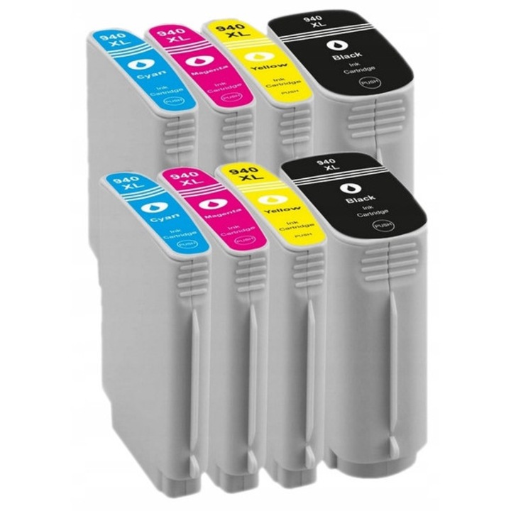 White Box 940XL nyomtató tintapatron készlet, fekete, kék, piros, sárga, 69x28ml