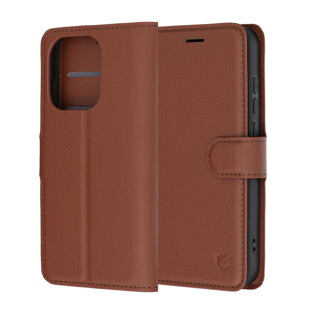 Husa pentru Oppo Reno 16 / Reno 16 Pro Tip Carte, Leather Folio, Functie de Stand, Calitate Premium, Antisoc, Protectie Sporita, Maro