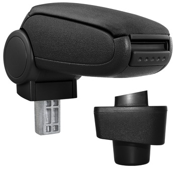 Cotiera auto, pro.tec, pentru Renault Captur, tesatura, negru - cu compartiment pentru depozitare Cotiera auto, pro.tec, pentru Renault Captur, tesatura, negru - cu compartiment pentru depozitare