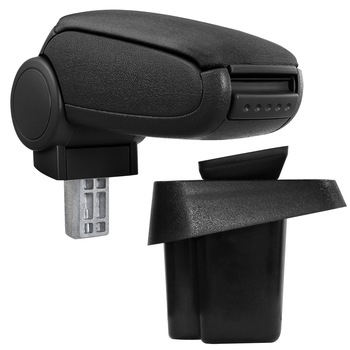 Cotiera auto, pro.tec, pentru Suzuki SX4 + Fiat Sedici, tesatura, negru - cu compartiment pentru depozitare Cotiera auto, pro.tec, pentru Suzuki SX4 + Fiat Sedici, tesatura, negru - cu compartiment pentru depozitare