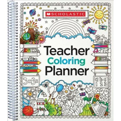 Teacher Coloring Planner, Scholastic Teaching Resources (Author)