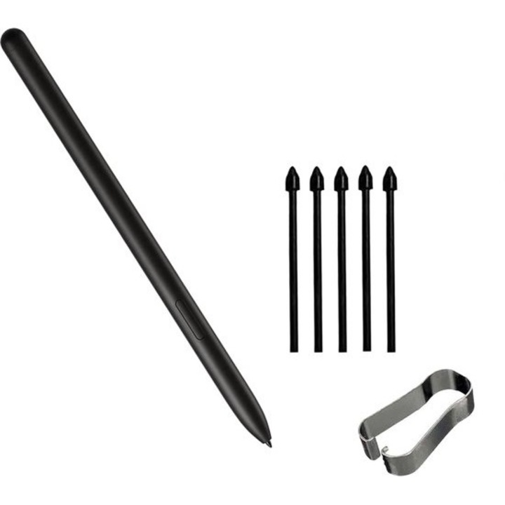 Stylus cserehegyek, 5 db-os készlet, fekete, csipesszel