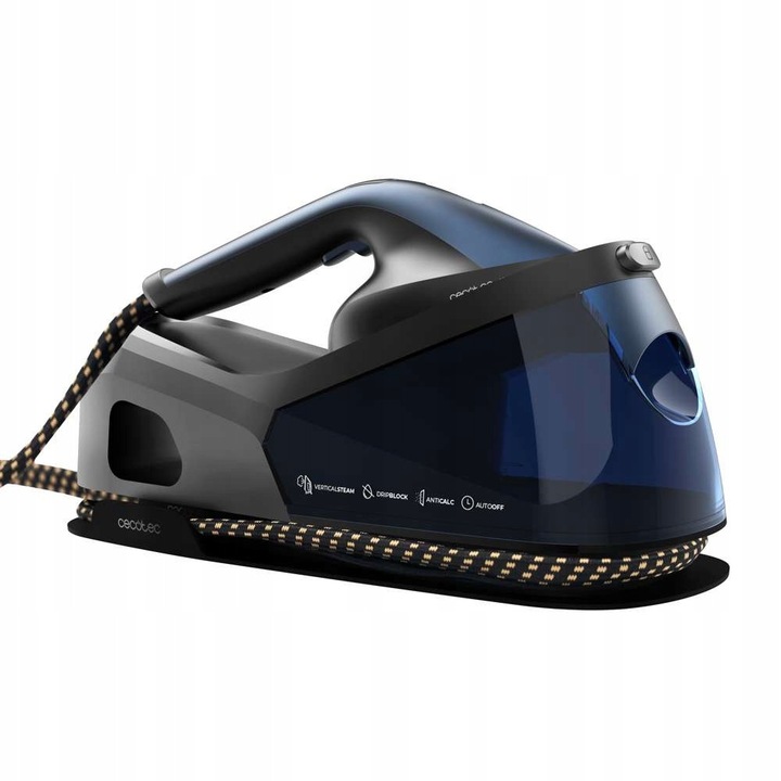Statie de calcat cu abur Cecotec IronHero V-2400, 2400W, ceramic, 1.2l, alb