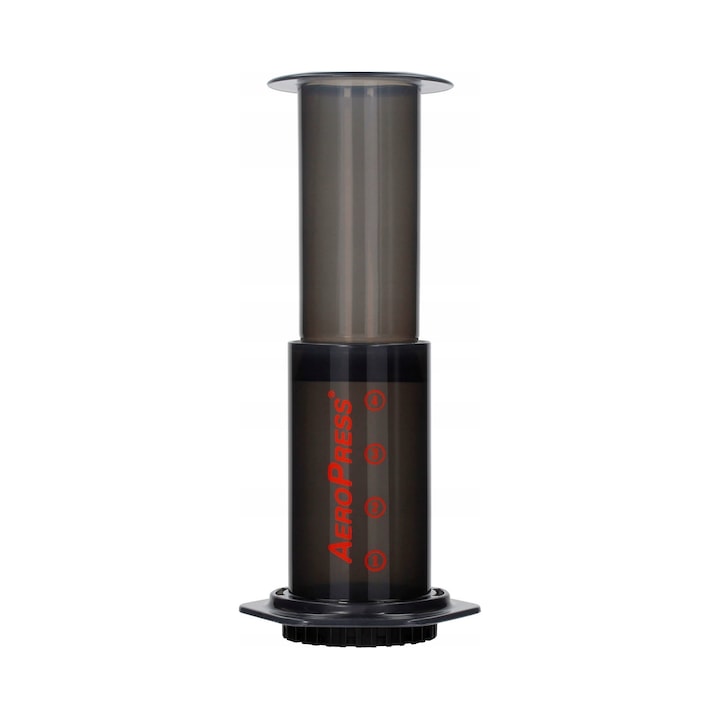 Presa de cafea AeroPress Original cu filtre, 250ml, negru/gri