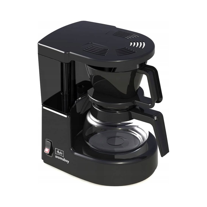 Espressor cafea Melitta Aromaboy 0.5L negru 500W compact