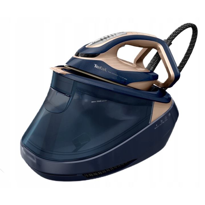 Generator de abur Tefal Pro Express Vision Max, 820g/min, 9 bar, 25x34x32.9cm