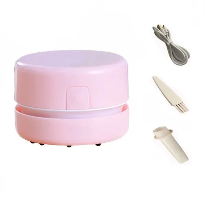 Aspirator portabil fara fir, design pivotant, putere mare de aspirare, mini, negru