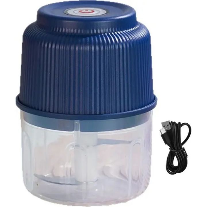 Tocator electric usturoi si carne, inox, protectie stropire, compact