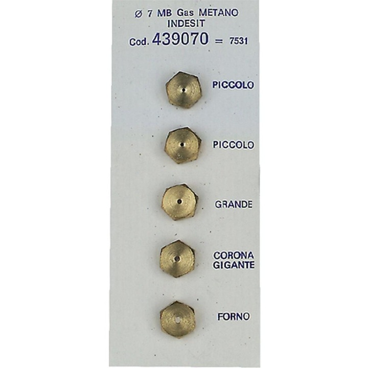 Kit de duze pentru gaz natural 7 MB pentru aragaz Universal