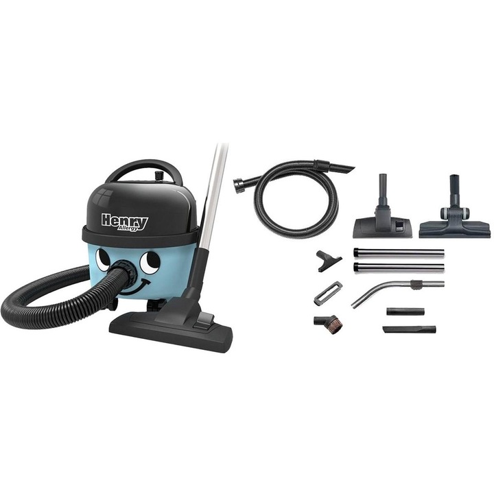 Aspirator Henry Allergy HEPA13 cu kit filtru motor de evacuare AS9 NUMATIC HVA160