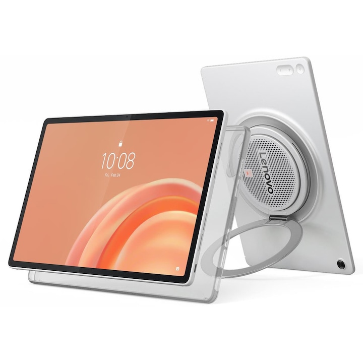 Tableta Lenovo Idea Tab Plus Gen 2, 8-Core, 12.1" 2.5K (2560x1600) IPS 600nits, 8GB RAM, 256GB, Celestial White + Clear Case