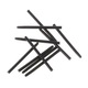 10 db standard stylus hegy készlet, fekete, 2.7cm