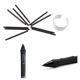 10 db standard stylus hegy készlet, fekete, 2.7cm