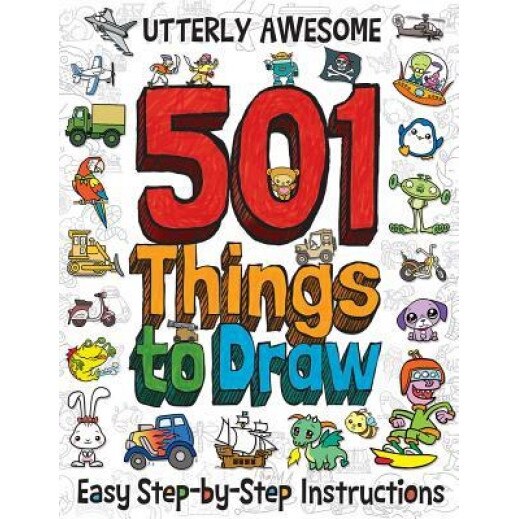 Utterly Awesome 501 Things to Draw, Barry Green (Illustrator)