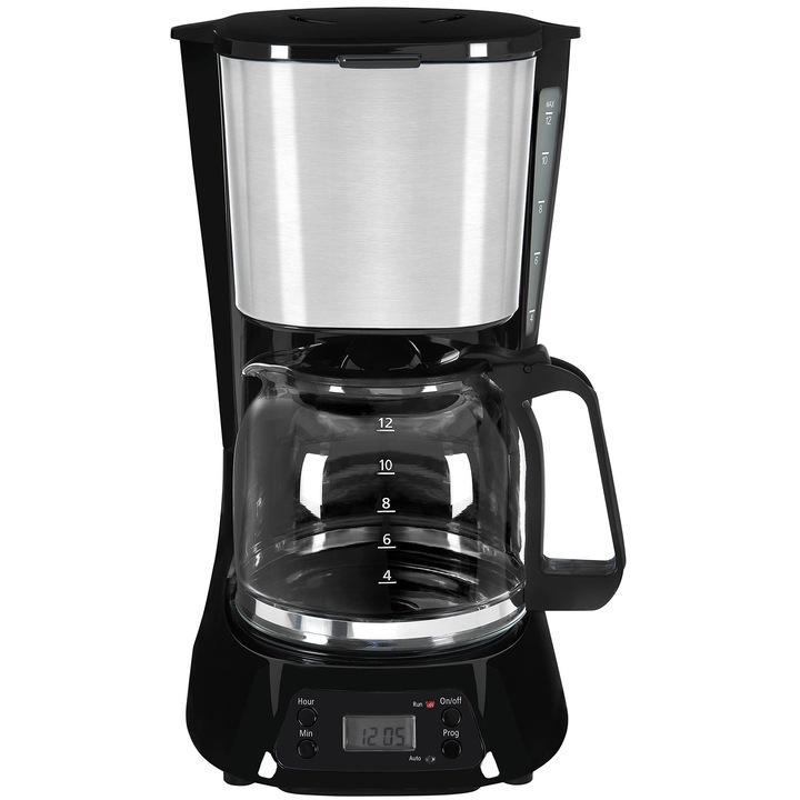 Exquisit aparat de cafea KA 6119 isw, Placa de incalzire, pana la 15 cani, Oprire picurare, Aparat de cafea cu filtru