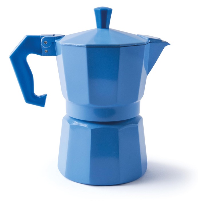 Filtru de cafea Excelsa Chicco Color cu 3 cesti, albastru