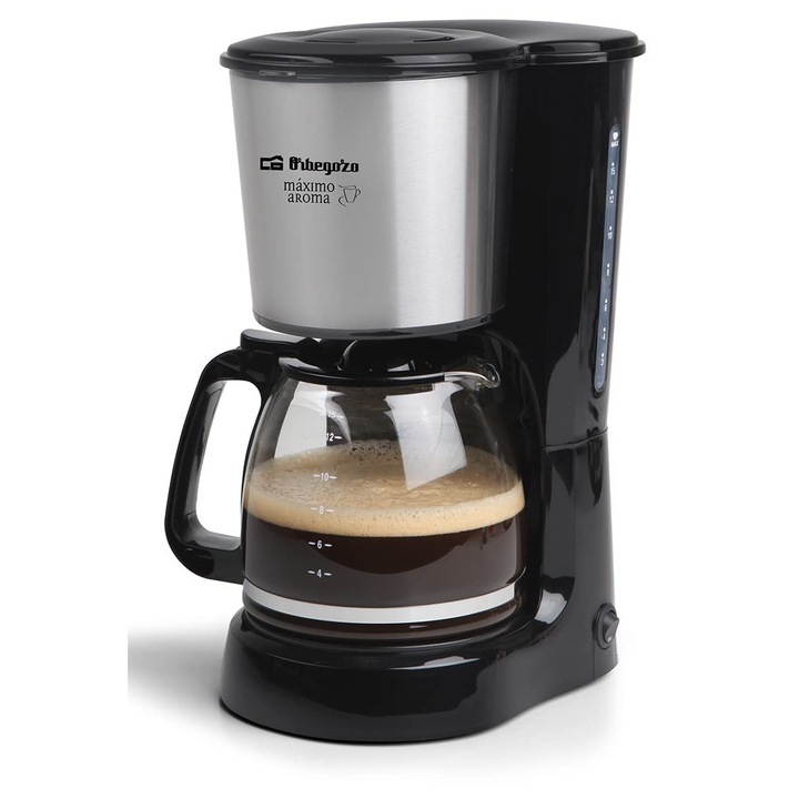 Orbegozo CG 4032, aparat de cafea cu filtru pentru 15 cesti, ulcior de sticla, functie anti-picurare, putere 800 W