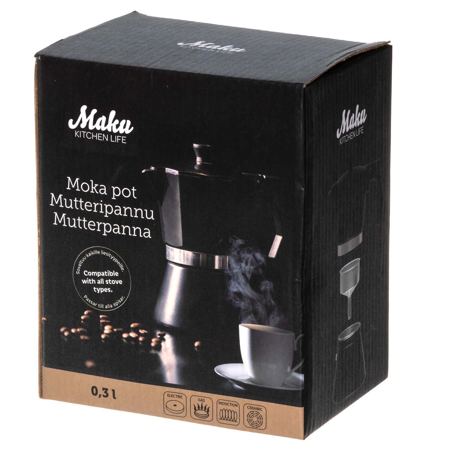 Cafetiera Moka, capacitate 300 ml
