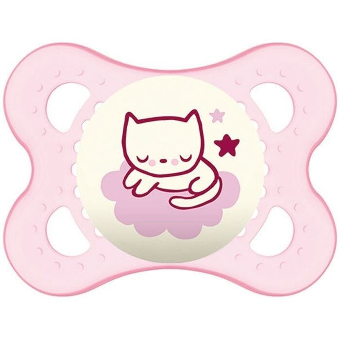 Suzeta de noapte 2-6 luni - Mam - Roz