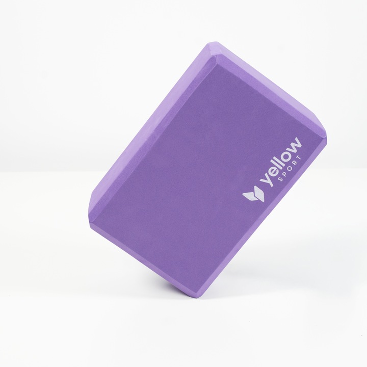 YellowSPORT yellowBLOCK Yoga EVA - EVA hab jóga kocka - Lila