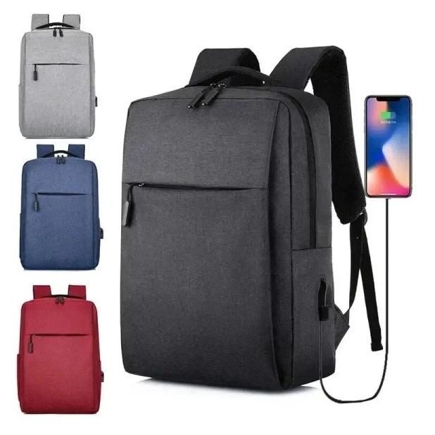 Rucsac laptop 15.6 inch, nylon, rezistent la apa, rosu, 15.6x45x30cm