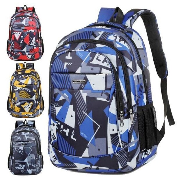 Rucsac unisex, capacitate mare, gri, 16 inch, 20L