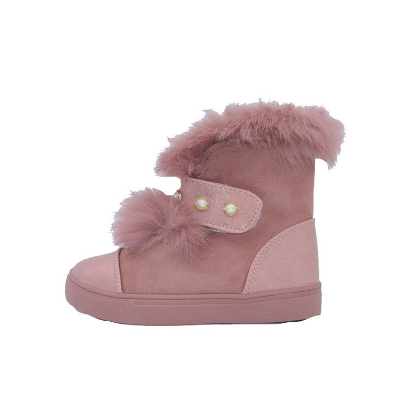 Ghete imblanite pentru fete Fashion Kids GFK , Roz